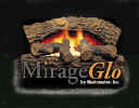 Heat Master MirageGlo vent free gas log from dealer in QWinston Salem North Carolina